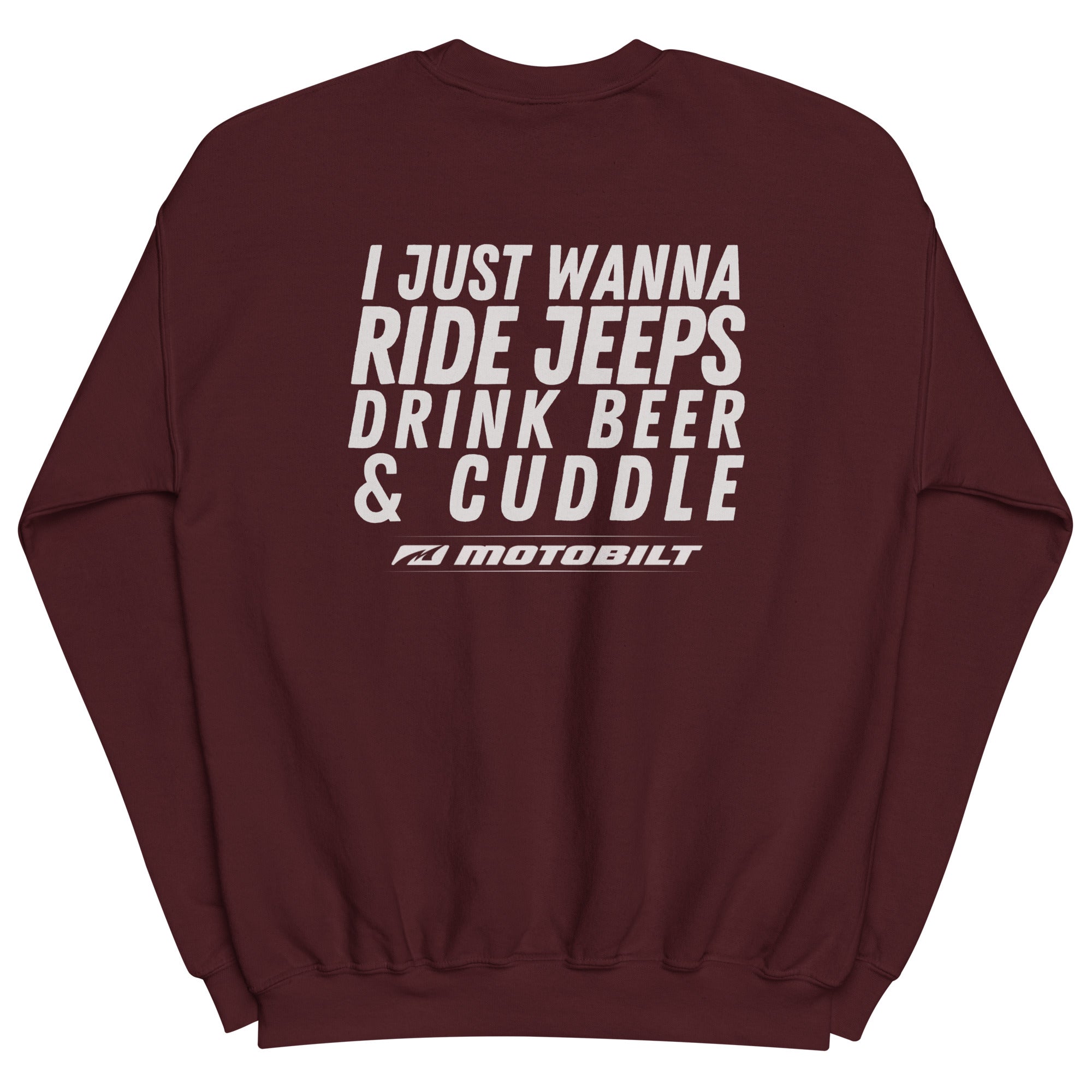 Motobilt Inky Drink Beer and Cuddle Sweatshirt