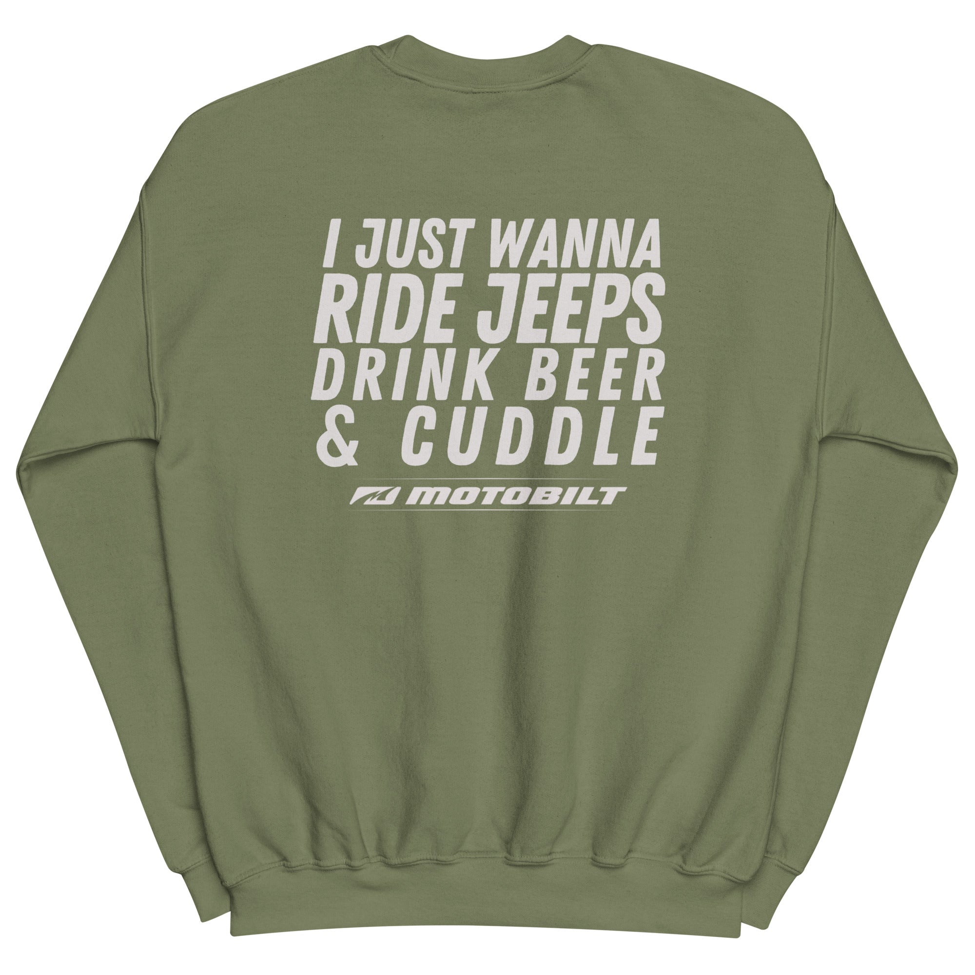 Motobilt Inky Drink Beer and Cuddle Sweatshirt