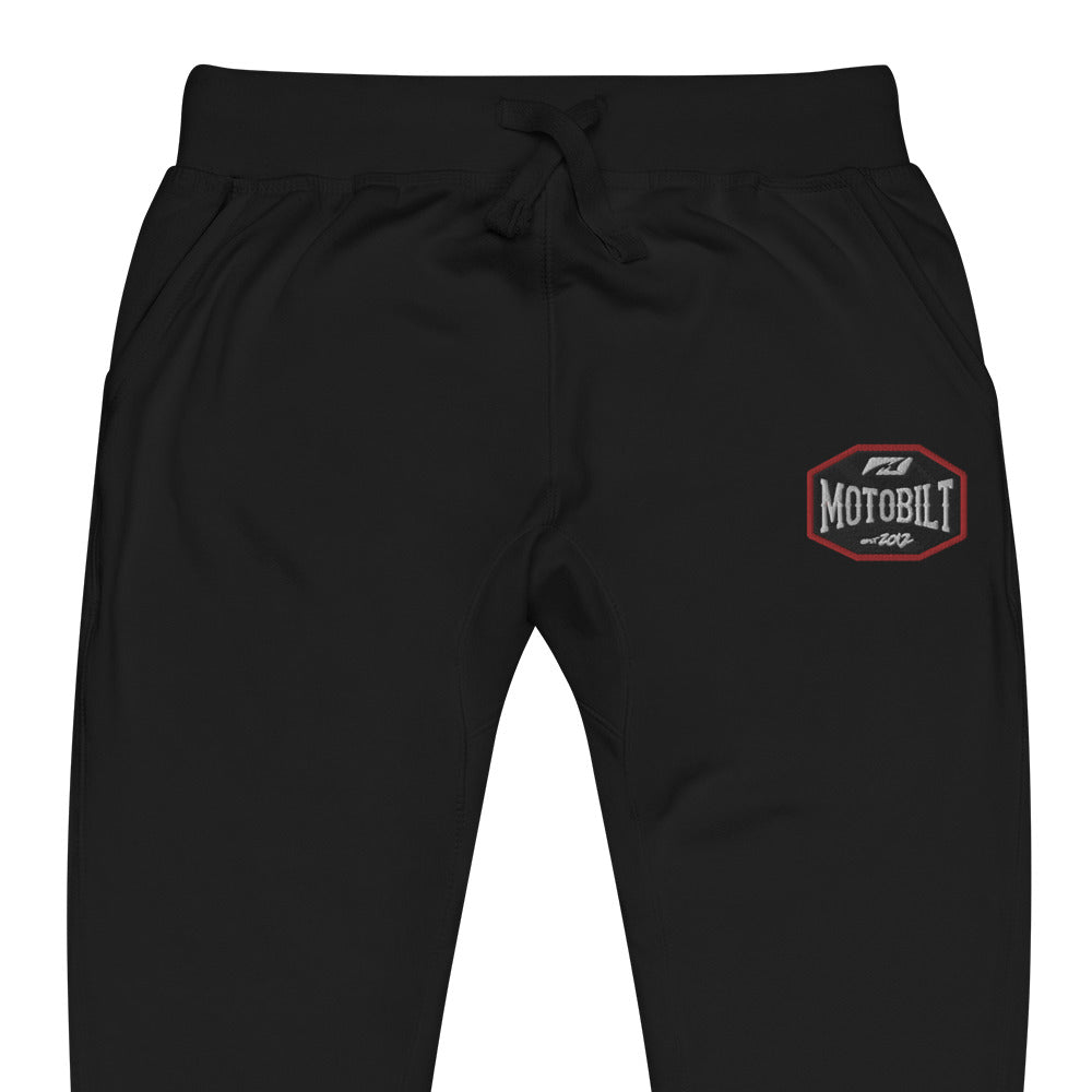 Motobilt Patch Embroidered Unisex fleece sweatpants