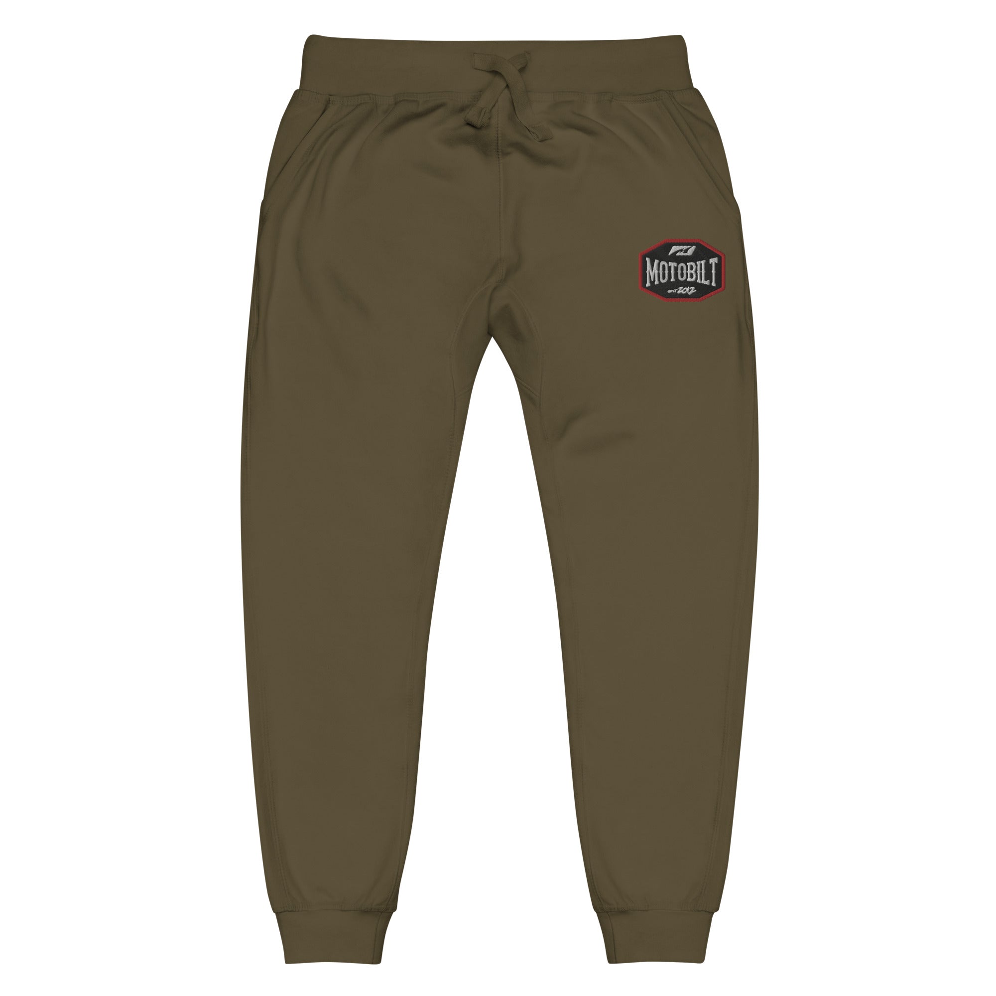 Motobilt Patch Embroidered Unisex fleece sweatpants