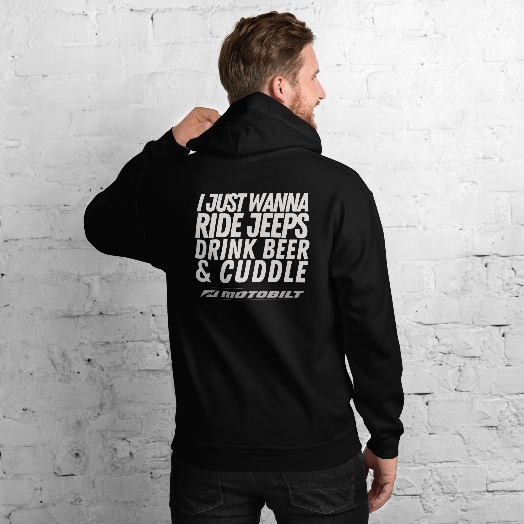 Motobilt Drink Beer and Cuddle Hoodie - NEW!