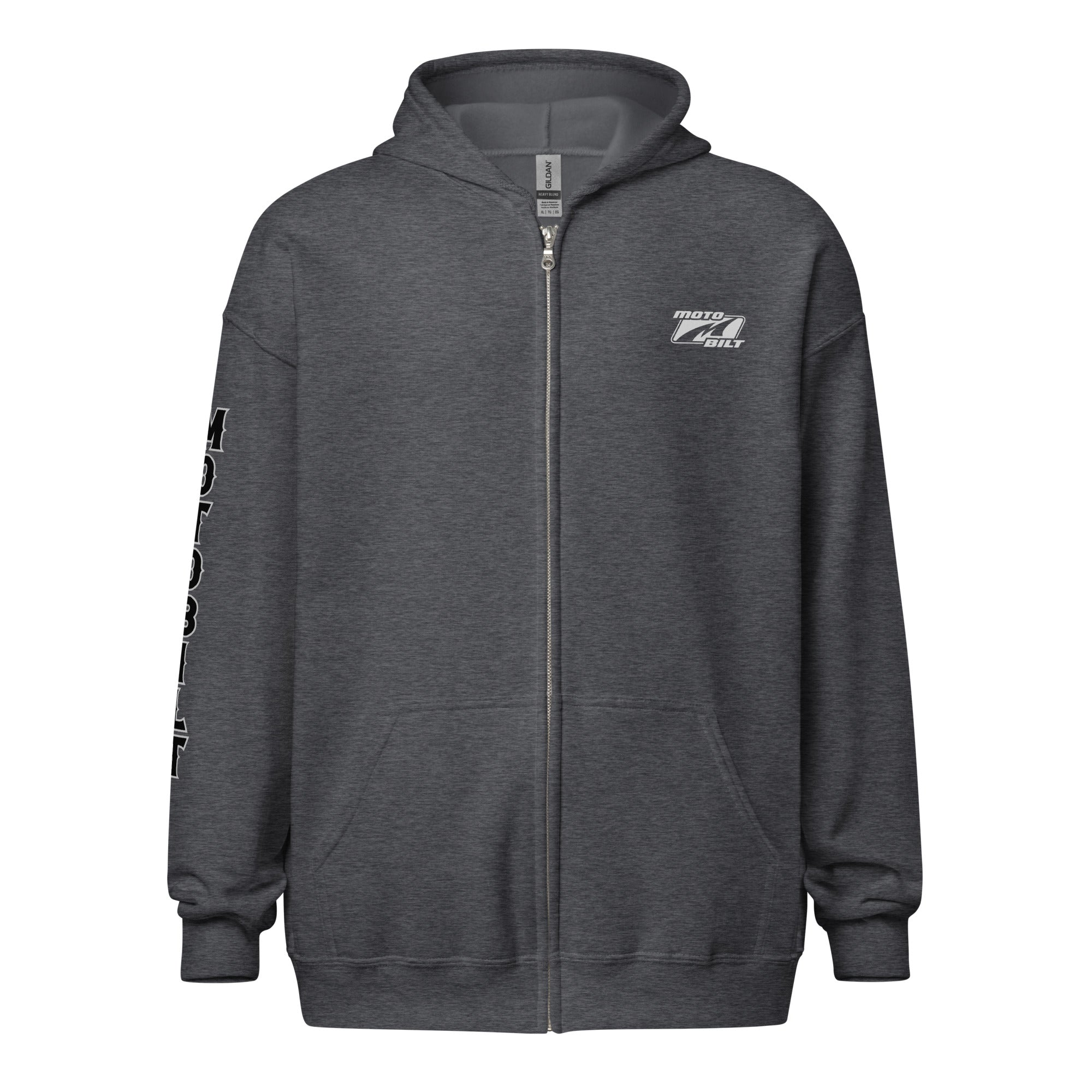 Motobilt Full Zip Fleece Hoodie - Sleeve Style