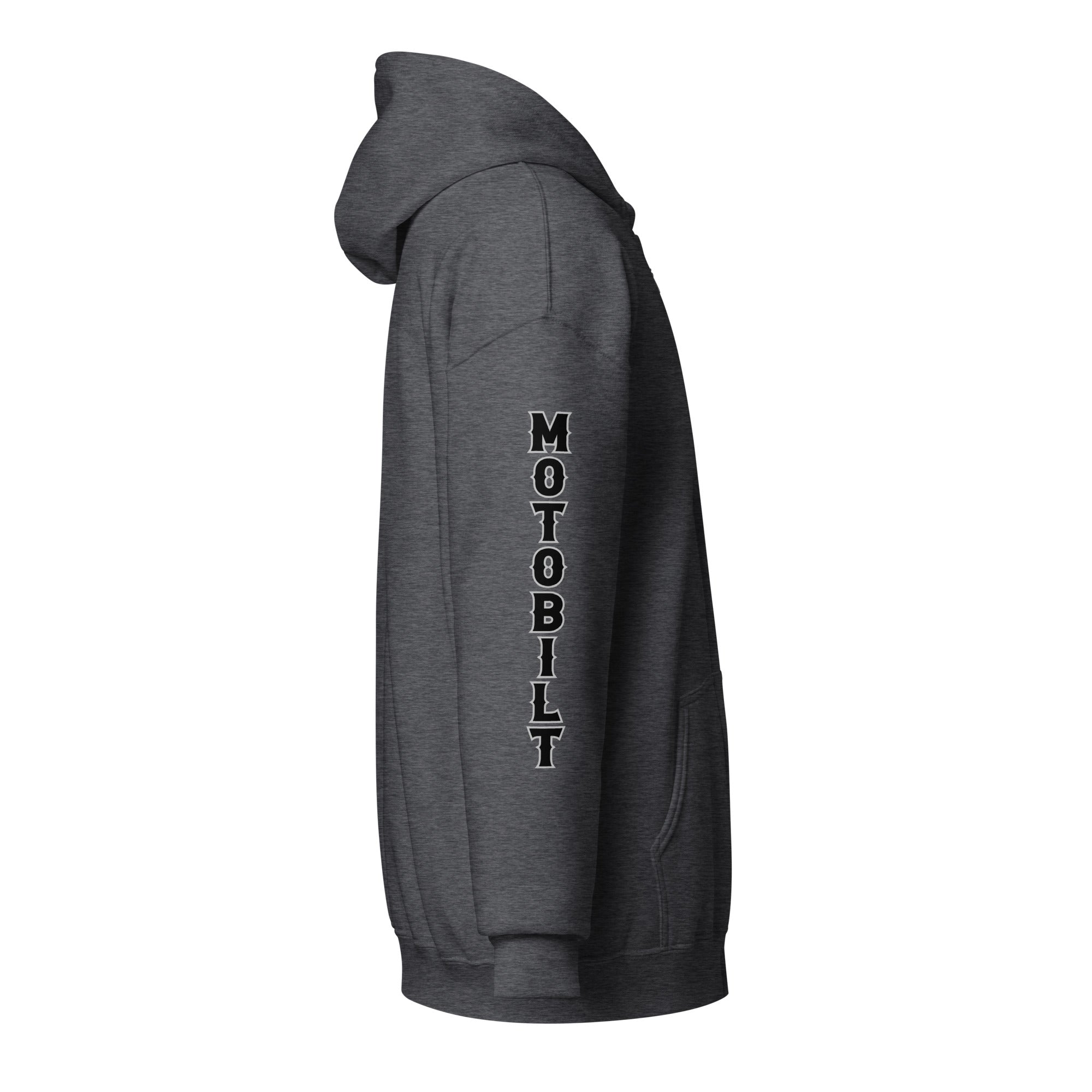 Motobilt Full Zip Fleece Hoodie - Sleeve Style