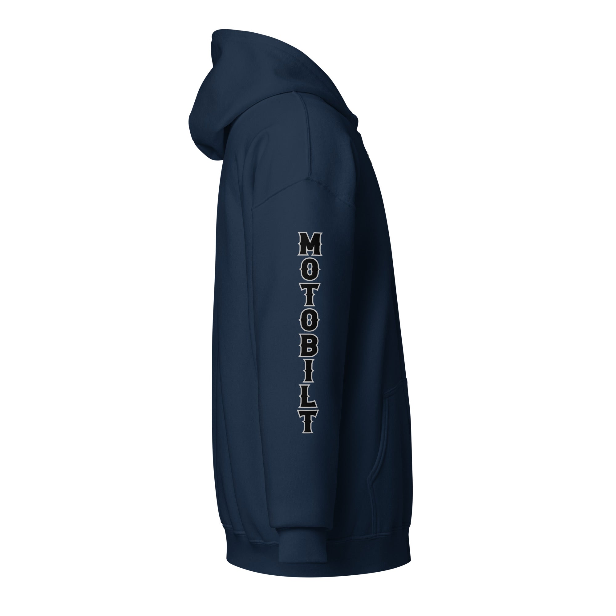 Motobilt Full Zip Fleece Hoodie - Sleeve Style