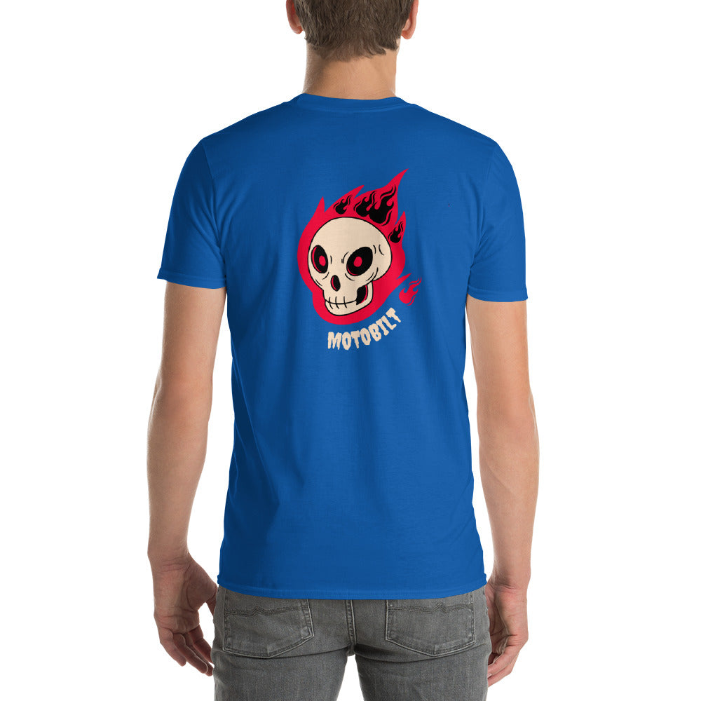 Motobilt Skulls on Fire Short-Sleeve T-Shirt