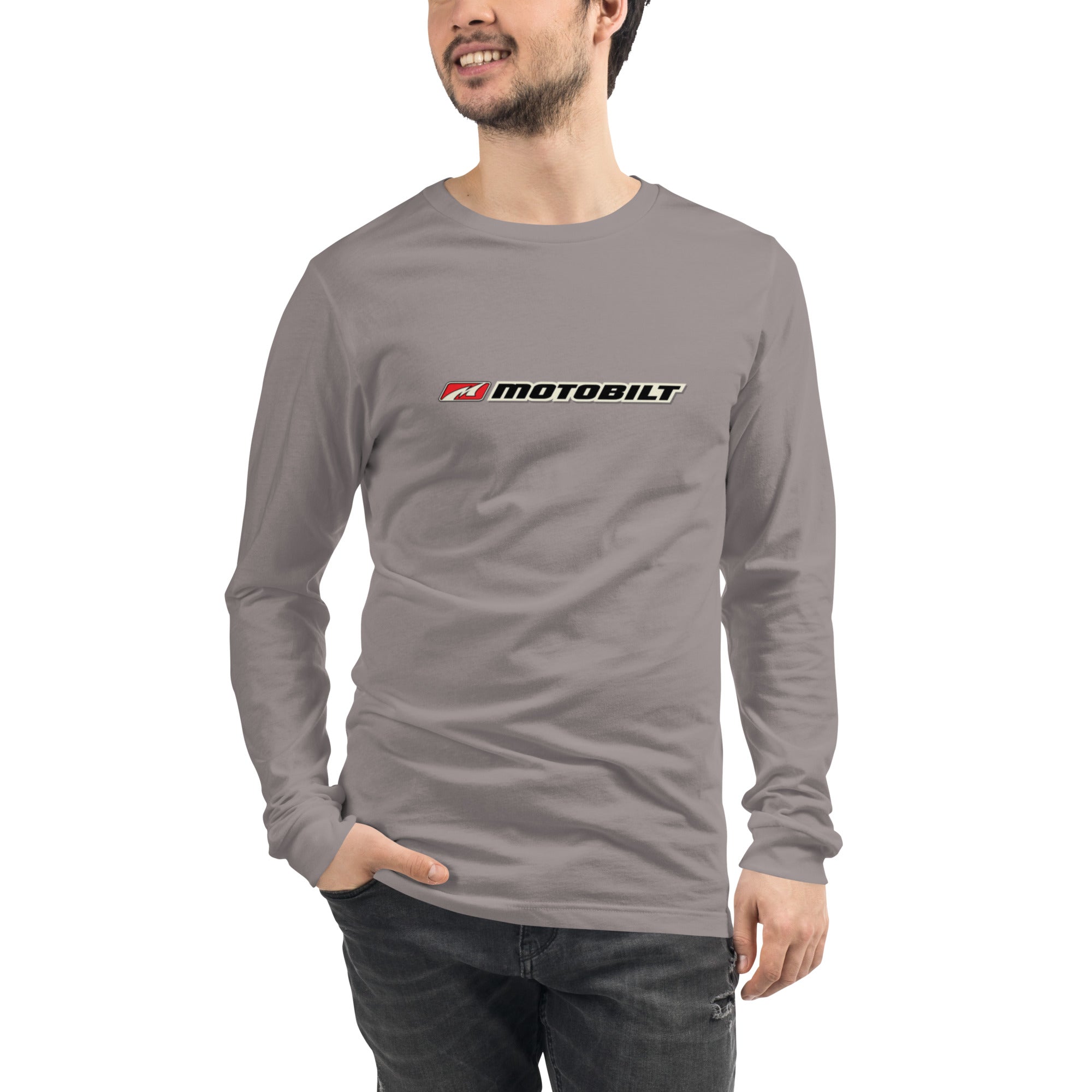 Motobilt Skulls on Fire Long Sleeve Tee