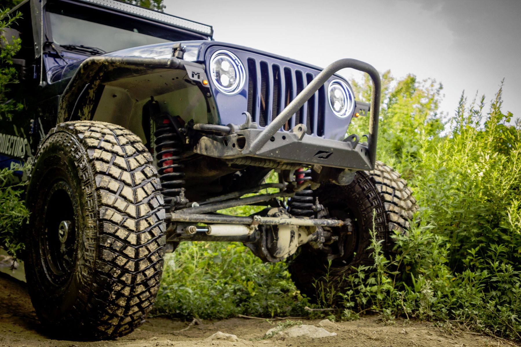 Stubby Front Bumper w/ Stinger for Jeep YJ / TJ / LJ