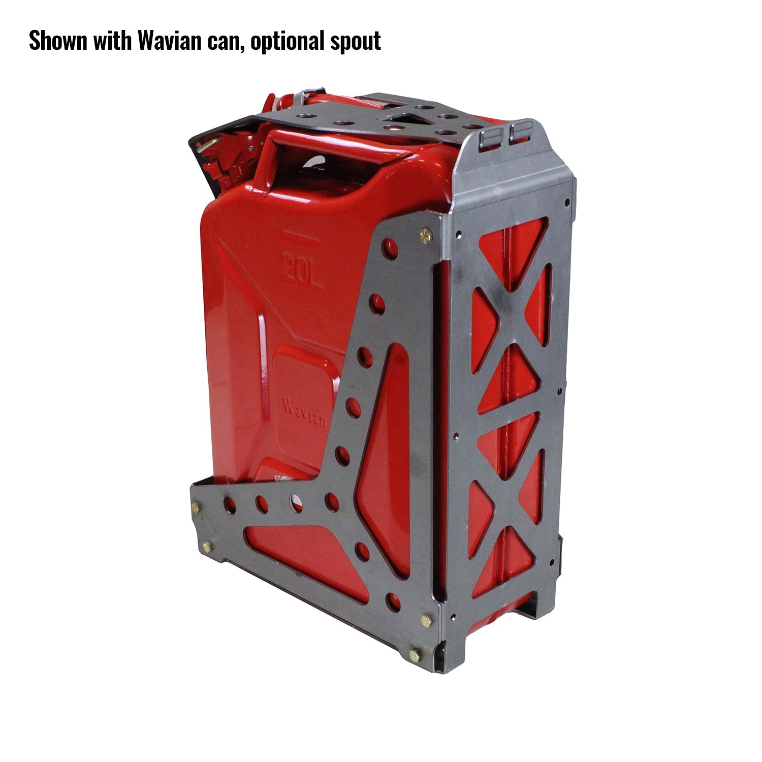 Jerry Can Mount for Wavian and Harbor Freight NATO Gas Cans