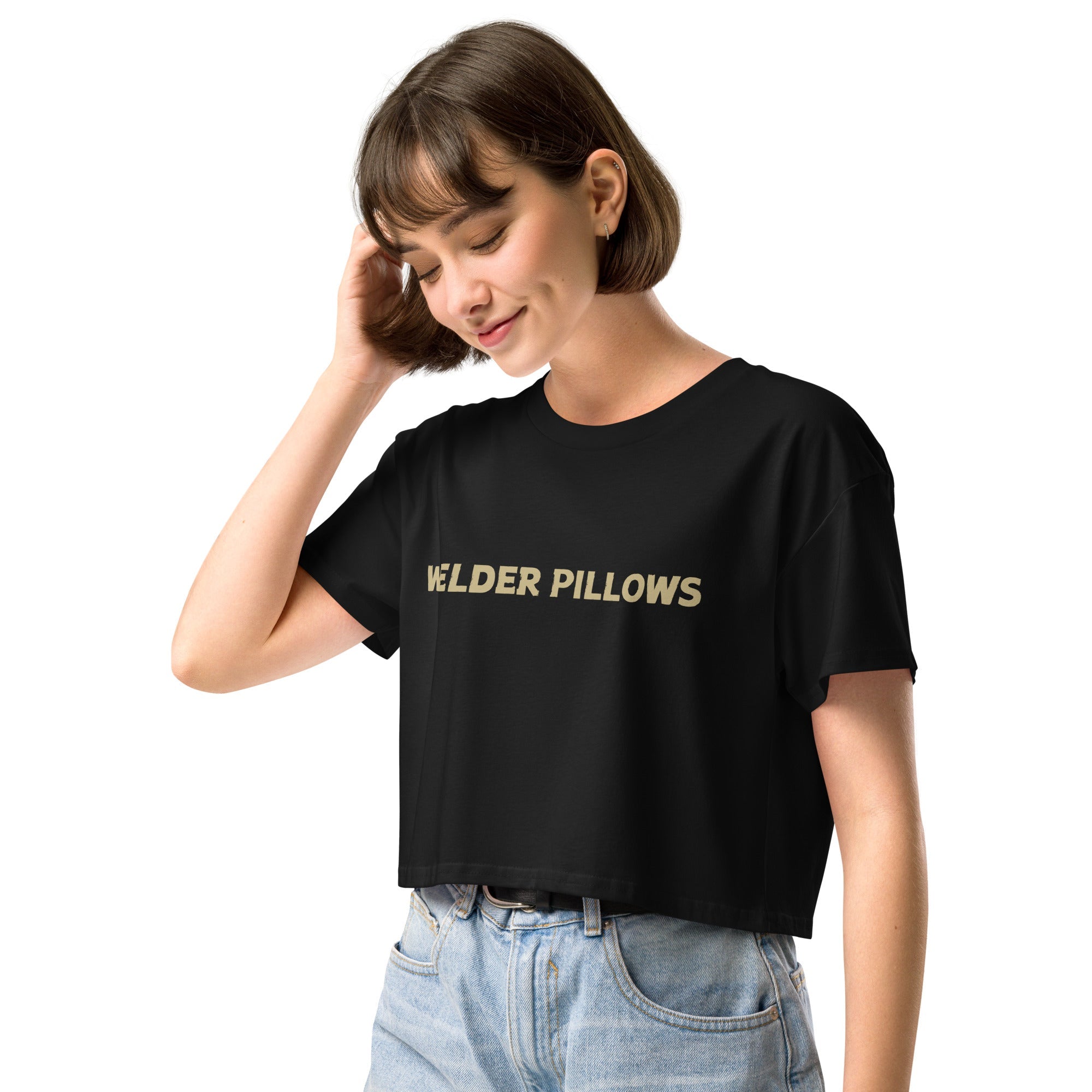 Motobilt Inky "Welder Pillows" crop top