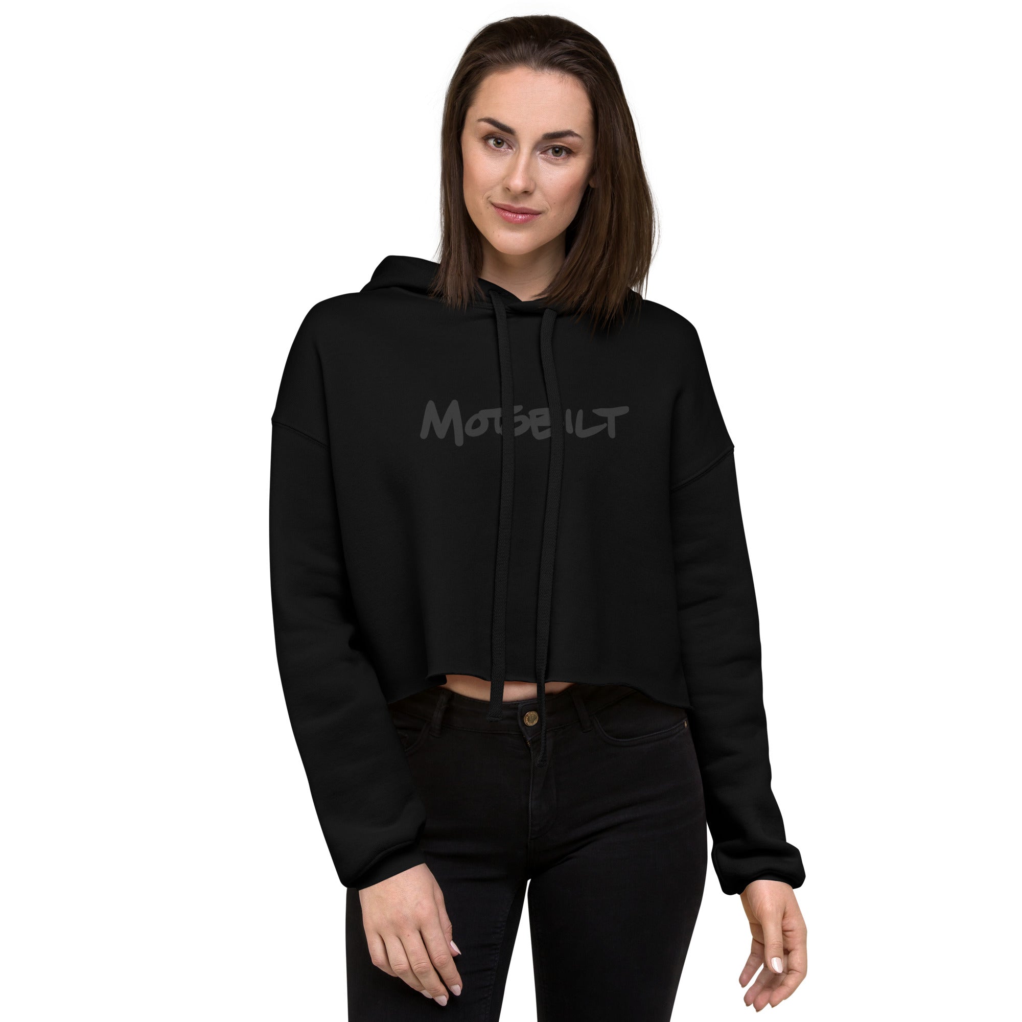 Motobilt Handwritten Crop Hoodie