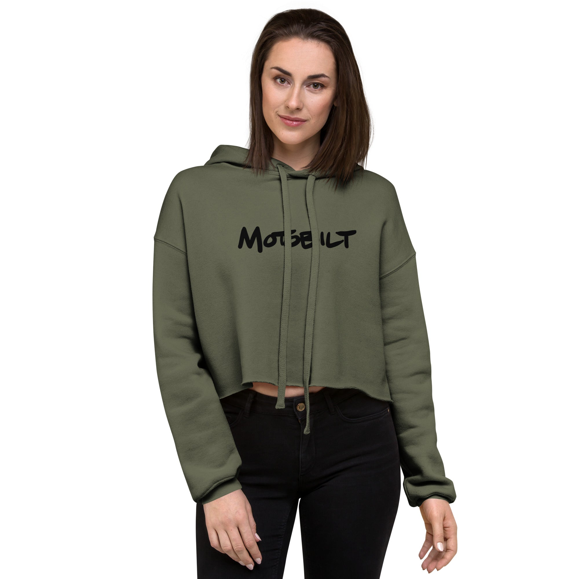 Motobilt Handwritten Crop Hoodie