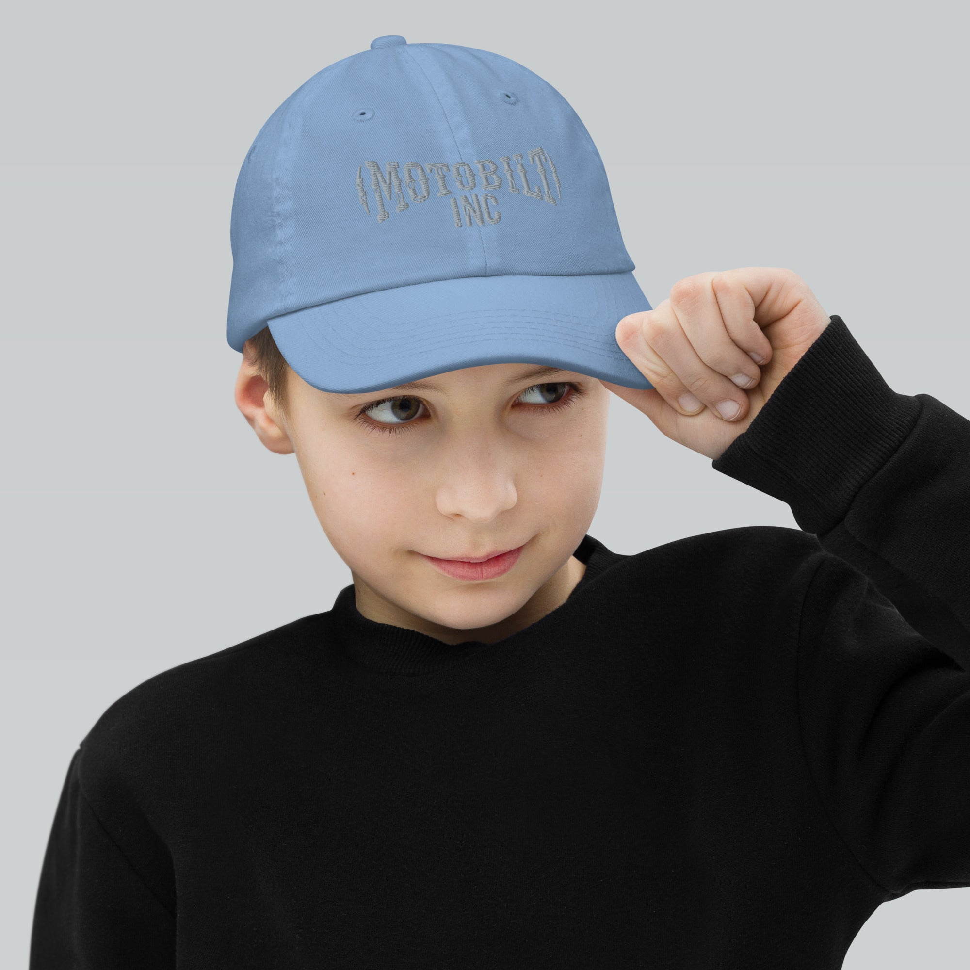 Motobilt embroidered logo Youth baseball cap