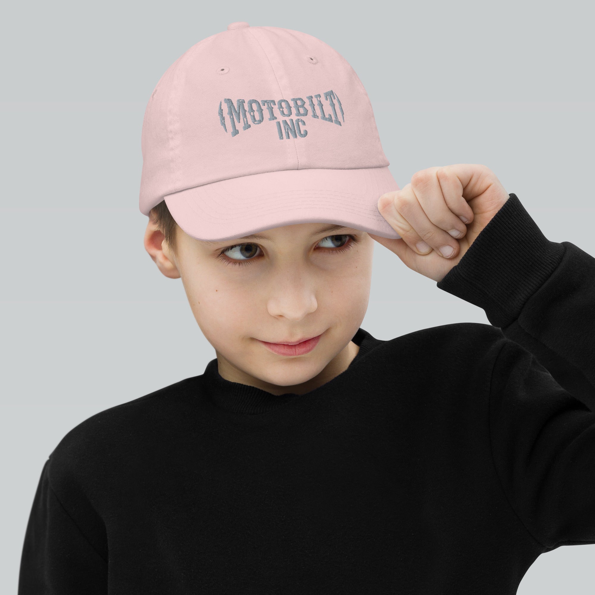 Motobilt embroidered logo Youth baseball cap