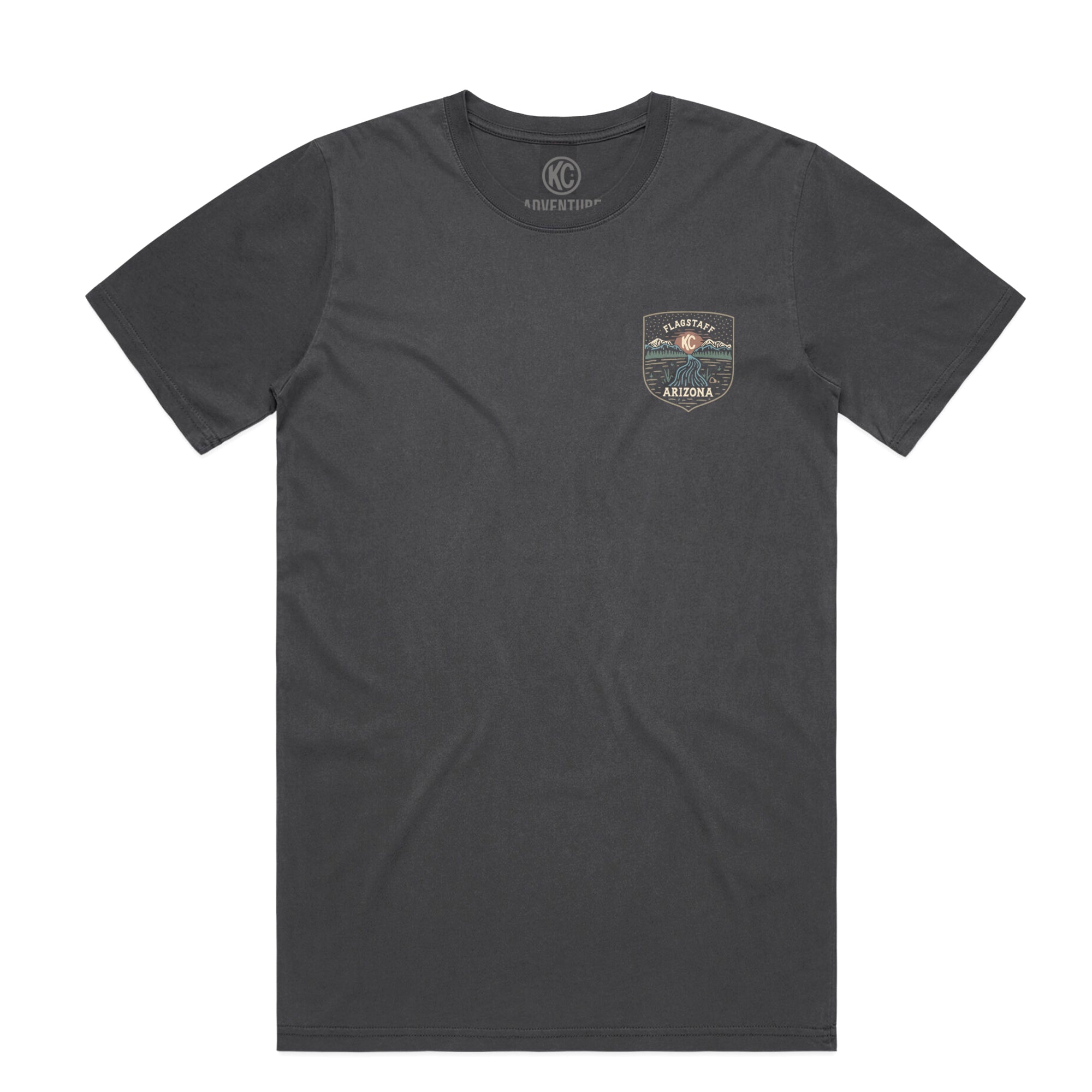 KC Adventure Further Flagstaff AZ Shirt - Black - Small