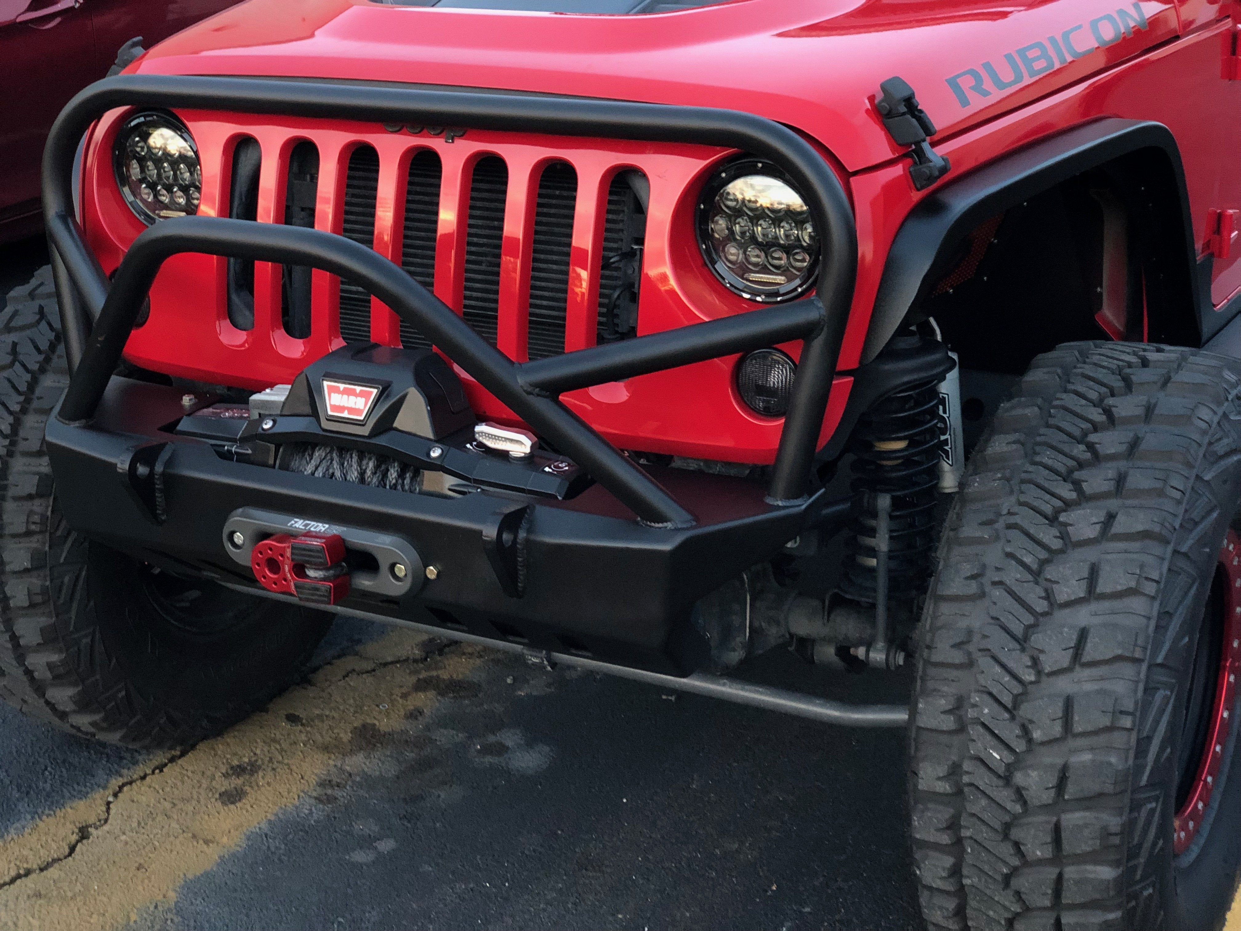 Crusher 2 Inch Front Fenders for Jeep JK/JKU Motobilt