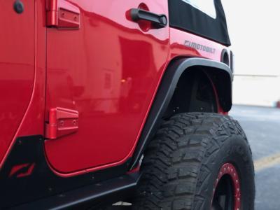 Front and Rear 2 Inch Crusher Fender Package 07-18 Jeep Wrangler JK/JKU Motobilt